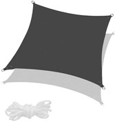 Slnečná plachta 4x4 m 160 g/m2 SPRINGOS SN0054 - grafitová