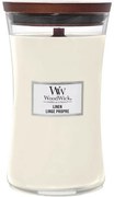 WoodWick Vonná sviečka váza veľká Linen, 609 g