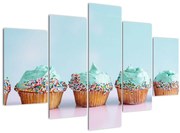Obraz cupcakes (150x105 cm)