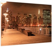 Obraz - Nočné mesto (70x50 cm)