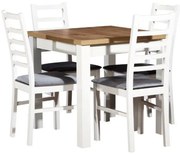 Jedálenská zostava Diodor 1+4 ST44+W131 biely