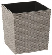 Obal Juka Rattan ECO 25x25x26cm šedý