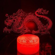 3Dmix 3DL-SL086 – 3D LED nočná lampa - Drak (Solar)