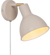 Nordlux - Nástenné bodové svietidlo POP 1xE27/18W/230V béžová