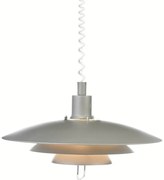 Sivé závesné svietidlo Markslöjd Kikrenes, ø 48 cm