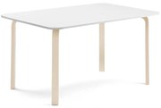 Stôl ELTON, 1800x800x710 mm, laminát - biela, breza