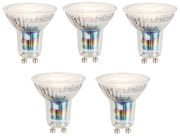 Sada 5 inteligentných stmievateľných LED žiaroviek GU10 50 mm 4,7 W 345 lm 2700 – 6500 K