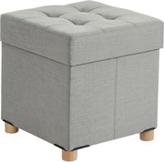 Taburetka s úložným priestorom RD51832, sivá