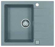 ALVEUS CZ CADIT 10 beton 81 + pop up sifon 590x500x198 mm