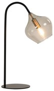 Čierna stolová lampa (výška 50,5 cm) Rakel - Light &amp; Living
