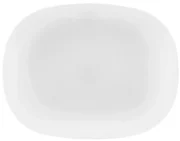 Altom Servírovací tanier z opálového skla White harmony 35,5 x 26 cm