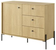 Komoda SCANDI 103 D3S scandi dub/scandi jedľa