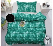 Svietiace bavlnené obliečky SKY zelené Rozmer obliečky: 70 x 90 cm | 140 x 200 cm