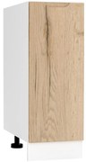 Kuchynská skrinka Zoya D30 Pl Dub Halifax/Biely