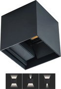 LED Vonkajšie nástenné svietidlo REKA LED/7W/230V IP54 antracit