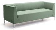 Pohovka CASUAL, 3-miestna, látka CURA, tmavozelená