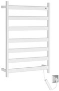 Sapho Sapho, ELIAS Elektrický sušiak uterákov 490x730x110mm, 105W, biela matná, EB540