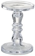 Sklenený transparentné svietnik Leti medium - Ø 13*19cm