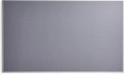 Nástenka VIRGINIA, 2000x1200 mm, šedá, hliníkový rám