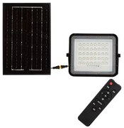 LED Vonkajší solárny reflektor LED/6W/3,2V IP65 4000K čierna + DO