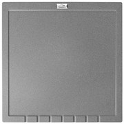 Laveo Halvo, granitový odkvapkávač 350x350x25 mm, šedá, LAV-OBA_501T