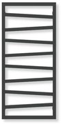 Terma Zigzag 1070x500 vodný/elektrický radiátor Metallic Black SX
