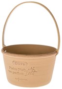 Obal na kvety eko plast Olive, 23 x 32 cm