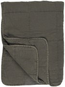 Ib Laursen Prešívaný prehoz Thunder Grey 130 × 180 cm