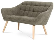 BONTEC Dvojmiestna pohovka, sivá, látka, AK-322 GREY2 Farba: Béžová
