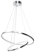 Závesné LED svietidlo Hoop, 2x LED 51w, 4000k, ch
