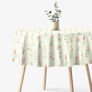 Goldea okrúhly teflónový obrus - poľné kvetiny Ø 100 cm