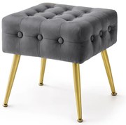 Taburetka QUADRA sivá