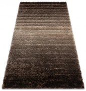 Koberec FLIM 007- B3 Pasy - hnedý