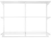Nástenný regál do šatníka 100x120x40 cm TOPTRACK