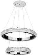 Toolight Toolight, LED závesné osvetlenie 60cm, G044-2CP, chrómová, OSW-06312