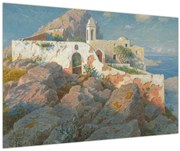 Obraz - William Stanley Haseltine, Santa Maria a Cetrella, Anacapri, reprodukcia (90x60 cm)