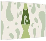 Obraz - Hippies, lávová lampa (70x50 cm)