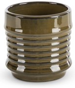 KERAMICKÝ KVETINÁČ (FI) 11X11 CM HNEDÁ