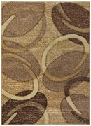 Oriental Weavers, Kusový koberec Portland 2093 AY3 Y, 67x120, hnedá, chodba / predsieň