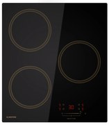 Klarstein Victoria indukčná varná doska, 45 cm, 6 600 W, 3 varné zóny, ovládanie posuvníkom, boost