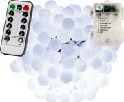 VOLTRONIC 67314 Párty osvetlenie - 20 m, 200 LED diód, studené biele, na batérie