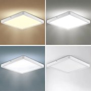Brilagi - LED stmievateľné stropné svietidlo ESTELA SQUARE LED/36W/230V 31x31 cm biela + diaľkové ovládanie