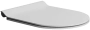 GSI GSI, WC sedátko, SLIM, Soft Close, biela mat/chróm, MS86CSN09