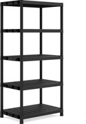 KIS-KETER Tribac 009505BK Regál Plus XL, 5 políc, šírka 90 cm