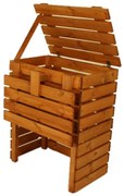 Záhradný drevený kompostér - 400 l