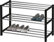 Kovový botník Sirius, čierny%