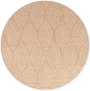 Kusový koberec Duet Liora 106247 Beige/White kruh - na von aj na doma, 160x160 (priemer) kruh, béžová, chodba / predsieň, NORTHRUGS