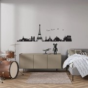 Samolepka na stenu "Paríž" 55x165 cm