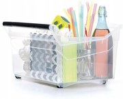 Prosperplast Úložný box, úzký s madlem, systémový NUK, 38x38x26, 29l