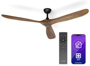 Bahama Breeze Smart Stropný ventilátor , lopatky rotora z masívneho dreva, diaľkové ovládanie + ovládanie pomocou aplikácie